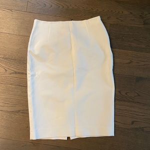 Massimo Dutti white skirt